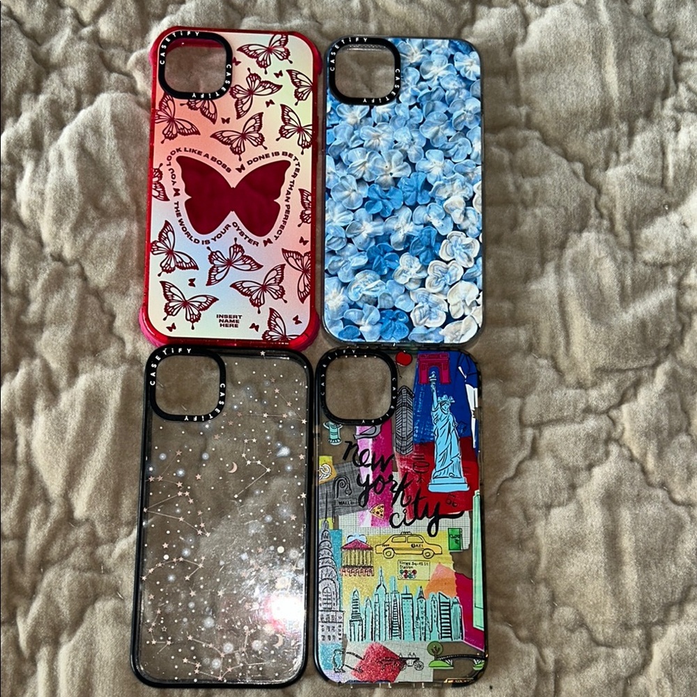 Casetify iPhone 14 plus cases a lot of four